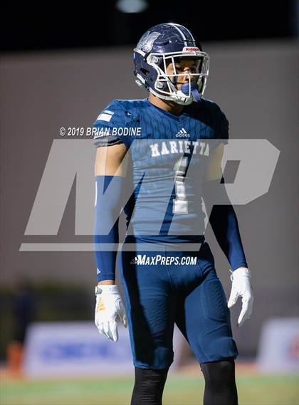 Thumbnail 3 in Eastside Catholic vs. Marietta (GEICO State Champions Bowl Series) photogallery.
