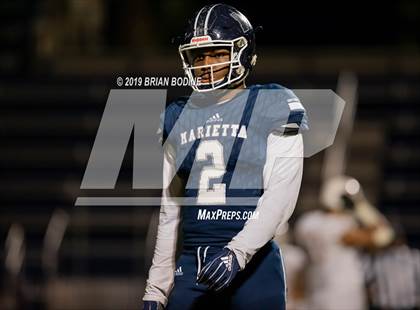 Thumbnail 3 in Eastside Catholic vs. Marietta (GEICO State Champions Bowl Series) photogallery.