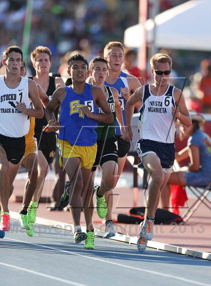 Thumbnail 3 in CIF State Track & Field Championships (Boys 1600m) photogallery.