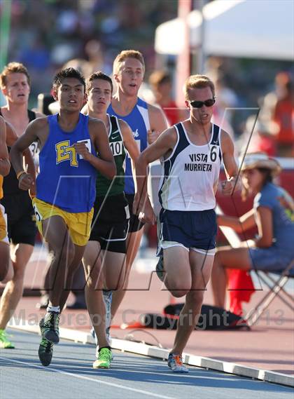 Thumbnail 2 in CIF State Track & Field Championships (Boys 1600m) photogallery.