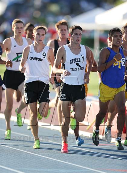 Thumbnail 1 in CIF State Track & Field Championships (Boys 1600m) photogallery.