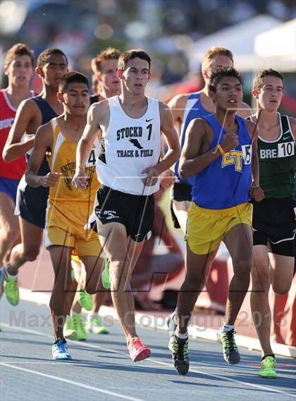 Thumbnail 3 in CIF State Track & Field Championships (Boys 1600m) photogallery.