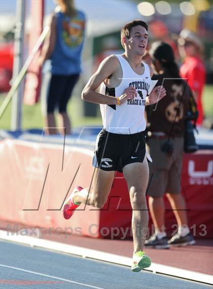 Thumbnail 1 in CIF State Track & Field Championships (Boys 1600m) photogallery.