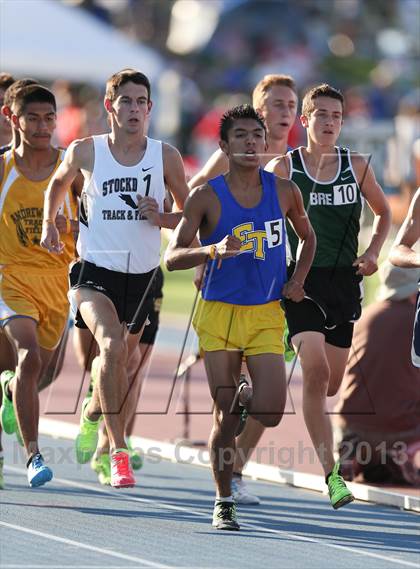 Thumbnail 3 in CIF State Track & Field Championships (Boys 1600m) photogallery.