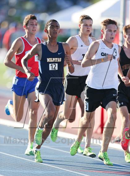 Thumbnail 3 in CIF State Track & Field Championships (Boys 1600m) photogallery.