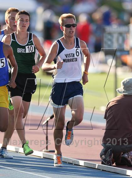 Thumbnail 1 in CIF State Track & Field Championships (Boys 1600m) photogallery.