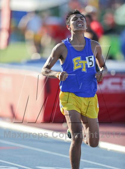 Thumbnail 2 in CIF State Track & Field Championships (Boys 1600m) photogallery.
