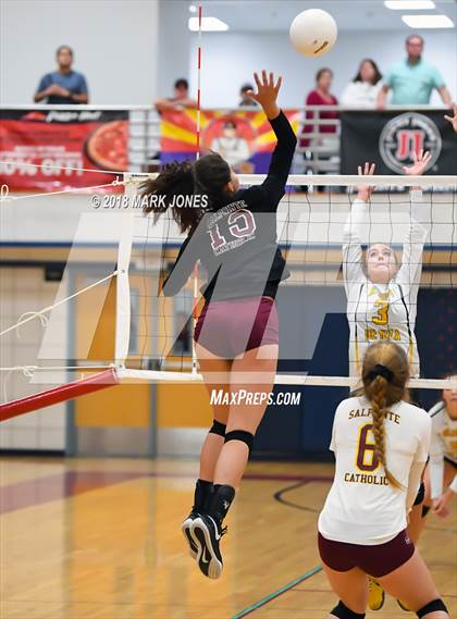 Thumbnail 2 in Salpointe Catholic vs. Marcos de Niza (AIA 4A Semifinal) photogallery.