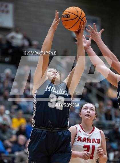 Thumbnail 3 in Millard vs. Kanab (UHSAA 2A Semifinal) photogallery.