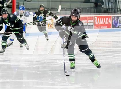 Thumbnail 2 in Broome County Varsity Hockey @ Immaculate Heart Central photogallery.