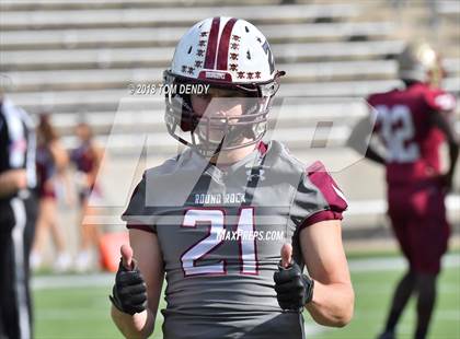 Thumbnail 3 in Round Rock vs Cypress Woods (UIL 6A Bi-District Playoff) photogallery.