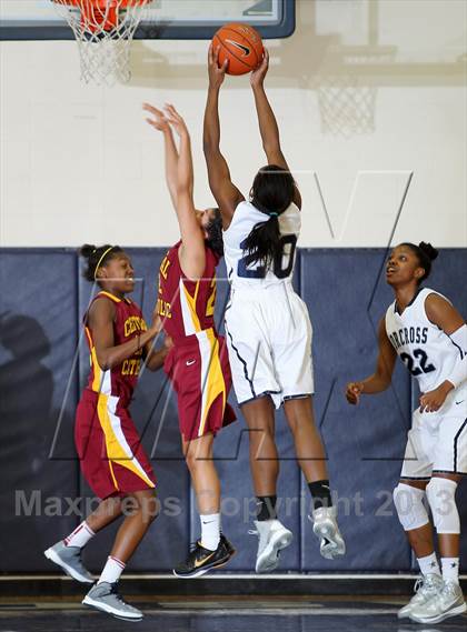 Thumbnail 1 in Norcross vs. Central Catholic (Nike Interstate Shootout) photogallery.