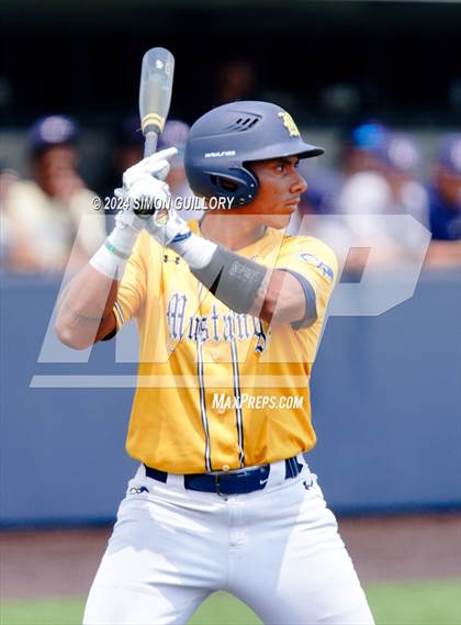 Thumbnail 2 in Cypress Ranch vs. Klein Collins (UIL Baseball 6A Region 2 Bi-District) photogallery.