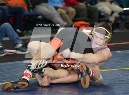 Thumbnail 3 in NYSPHSAA Wrestling Championships (Div.2 - 132 lb. Champ) photogallery.