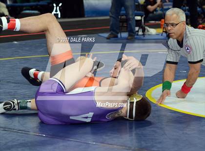 Thumbnail 2 in NYSPHSAA Wrestling Championships (Div.2 - 132 lb. Champ) photogallery.