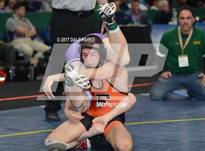 Thumbnail 3 in NYSPHSAA Wrestling Championships (Div.2 - 132 lb. Champ) photogallery.