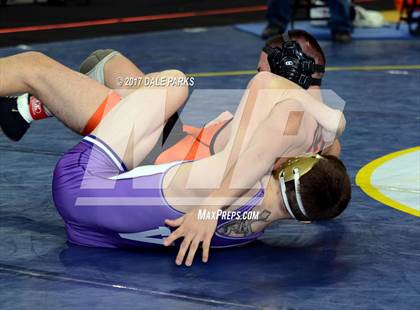 Thumbnail 3 in NYSPHSAA Wrestling Championships (Div.2 - 132 lb. Champ) photogallery.