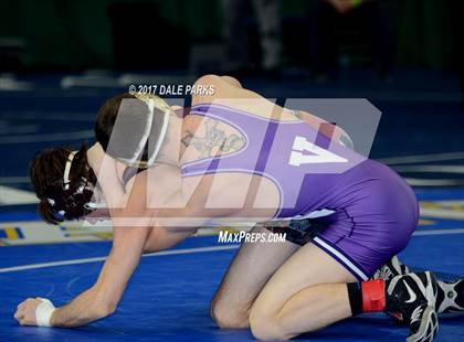 Thumbnail 1 in NYSPHSAA Wrestling Championships (Div.2 - 132 lb. Champ) photogallery.