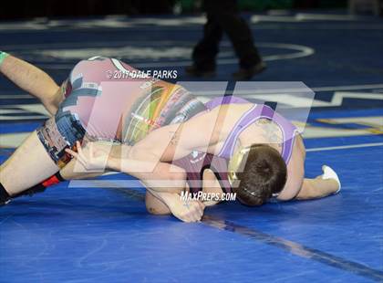 Thumbnail 1 in NYSPHSAA Wrestling Championships (Div.2 - 132 lb. Champ) photogallery.