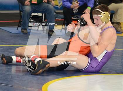 Thumbnail 2 in NYSPHSAA Wrestling Championships (Div.2 - 132 lb. Champ) photogallery.