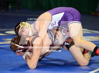 Thumbnail 1 in NYSPHSAA Wrestling Championships (Div.2 - 132 lb. Champ) photogallery.