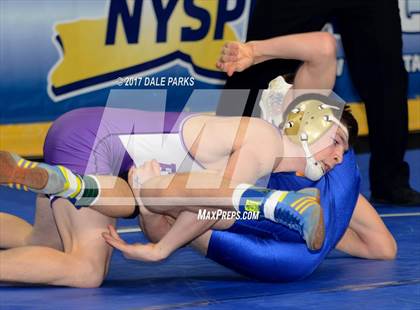 Thumbnail 2 in NYSPHSAA Wrestling Championships (Div.2 - 132 lb. Champ) photogallery.