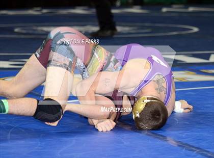 Thumbnail 3 in NYSPHSAA Wrestling Championships (Div.2 - 132 lb. Champ) photogallery.
