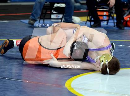 Thumbnail 3 in NYSPHSAA Wrestling Championships (Div.2 - 132 lb. Champ) photogallery.
