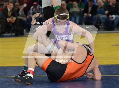 Thumbnail 3 in NYSPHSAA Wrestling Championships (Div.2 - 132 lb. Champ) photogallery.