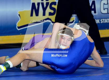 Thumbnail 1 in NYSPHSAA Wrestling Championships (Div.2 - 132 lb. Champ) photogallery.