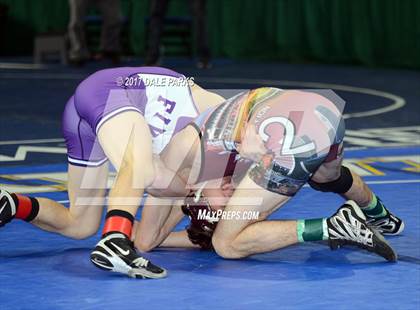 Thumbnail 2 in NYSPHSAA Wrestling Championships (Div.2 - 132 lb. Champ) photogallery.
