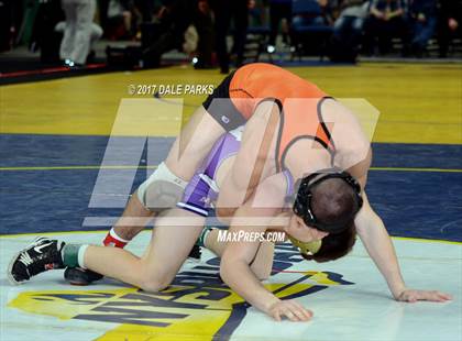 Thumbnail 1 in NYSPHSAA Wrestling Championships (Div.2 - 132 lb. Champ) photogallery.