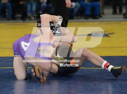 Thumbnail 3 in NYSPHSAA Wrestling Championships (Div.2 - 132 lb. Champ) photogallery.