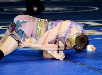 Thumbnail 1 in NYSPHSAA Wrestling Championships (Div.2 - 132 lb. Champ) photogallery.