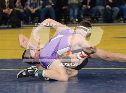 Thumbnail 1 in NYSPHSAA Wrestling Championships (Div.2 - 132 lb. Champ) photogallery.