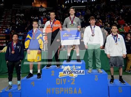 Thumbnail 3 in NYSPHSAA Wrestling Championships (Div.2 - 132 lb. Champ) photogallery.