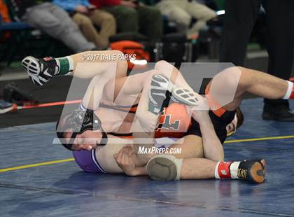 Thumbnail 1 in NYSPHSAA Wrestling Championships (Div.2 - 132 lb. Champ) photogallery.
