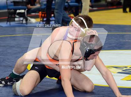 Thumbnail 1 in NYSPHSAA Wrestling Championships (Div.2 - 132 lb. Champ) photogallery.
