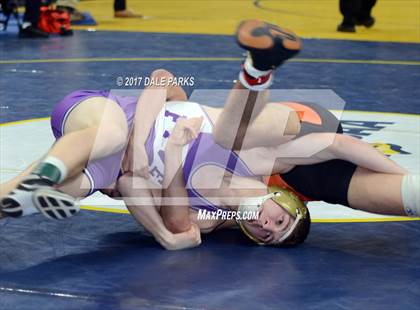 Thumbnail 1 in NYSPHSAA Wrestling Championships (Div.2 - 132 lb. Champ) photogallery.