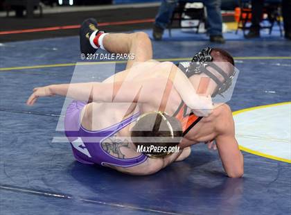 Thumbnail 1 in NYSPHSAA Wrestling Championships (Div.2 - 132 lb. Champ) photogallery.