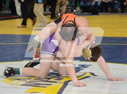 Thumbnail 3 in NYSPHSAA Wrestling Championships (Div.2 - 132 lb. Champ) photogallery.