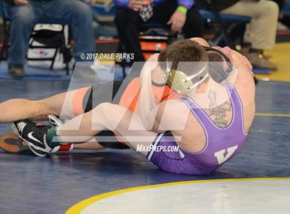 Thumbnail 3 in NYSPHSAA Wrestling Championships (Div.2 - 132 lb. Champ) photogallery.
