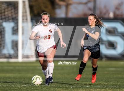 Thumbnail 1 in Clovis North vs. Clovis West (CIF Central Section Playoff) photogallery.
