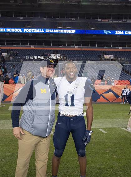 Thumbnail 1 in Valor Christian vs. Pomona (CHSAA 5A State Final) photogallery.