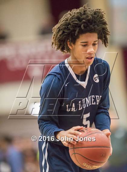 Thumbnail 1 in La Lumiere vs. Patrick School (Spalding Hoophall Classic) photogallery.