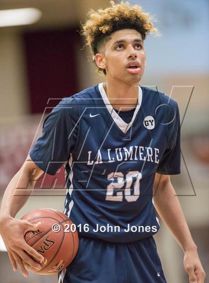 Thumbnail 1 in La Lumiere vs. Patrick School (Spalding Hoophall Classic) photogallery.