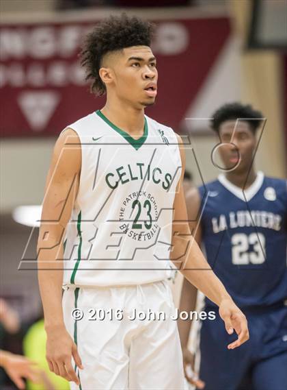 Thumbnail 3 in La Lumiere vs. Patrick School (Spalding Hoophall Classic) photogallery.