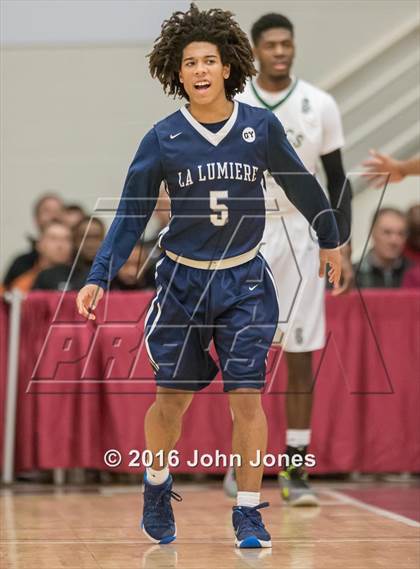 Thumbnail 1 in La Lumiere vs. Patrick School (Spalding Hoophall Classic) photogallery.