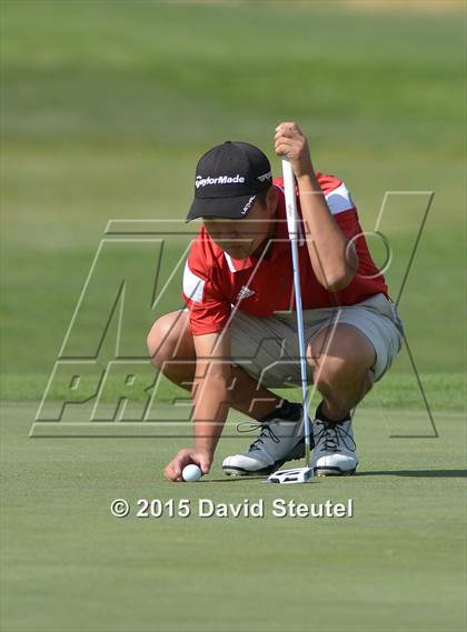 Thumbnail 2 in CIF Sac-Joaquin Section Boys Masters Golf Championships photogallery.