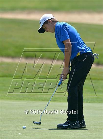 Thumbnail 2 in CIF Sac-Joaquin Section Boys Masters Golf Championships photogallery.